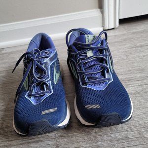 Brooks Ghost 12 Womens Running Shoes Navy Blue Size 10